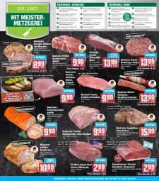 Gazetka promocyjna Hit - Wochenprospekt - Gazetka - ważna od 22.02 do 22.02.2025 - strona 4 - produkty: auer, bacon, Bau, Bauer, beef, bio, braten, brokkoli, burger, cevapcici, eis, ente, fisch, fleisch, Geflügel, gewürz, gouda, gulasch, hackfleisch, hamburger, honig, hüftsteak, hüftsteaks, jungbullen, Käse, kasseler, kochschinken, lack, mais, Meister, mit zwiebeln, monitor, Nackensteak, nackensteaks, natur, pfeffer, pute, reis, Ria, rind, rinder, rinderhackfleisch, rindfleisch, ring, roastbeef, rum, rumpsteak, sauce, schinken, schinkenbraten, schnitten, schnitzel, schwein, schweine, schweinerücken, Spezi, spinat, Sport, steak, steaks, Ti, Tiere, tisch, wein, weine, ZTE, zwiebel, zwiebeln