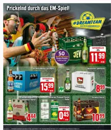 Gazetka promocyjna Edeka - Prospekte - Gazetka - ważna od 29.06 do 29.06.2024 - strona 18 - produkty: alkohol, elle, flasche, getränk, jever, jever pilsener, karamalz, krone, lamm, malz, pils, pilsener, premium pils, radler, rama