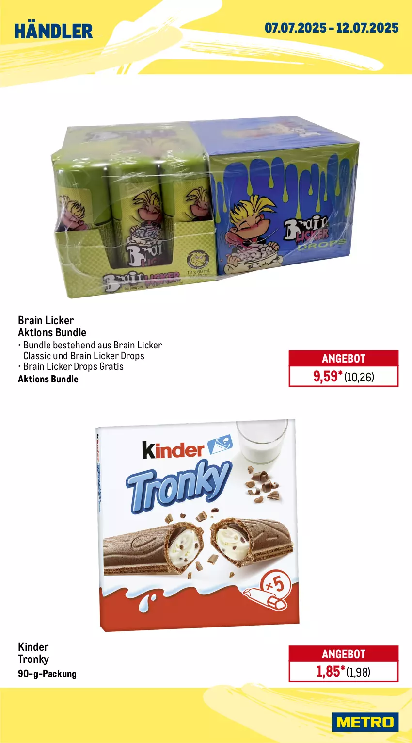 Aktueller Prospekt Metro - Wochen-Angebote Händler - von 07.07 bis 12.07.2025 - strona 3 - produkty: angebot, ecco, eis, flasche, frucht, fruchtsecco, getränk, getränke, kaffee, Kinder, melitta, Metro, metro gastro, Palette, reis, röstkaffee, rotkäppchen, sekt, Ti, wasser, wassereis, yeni raki
