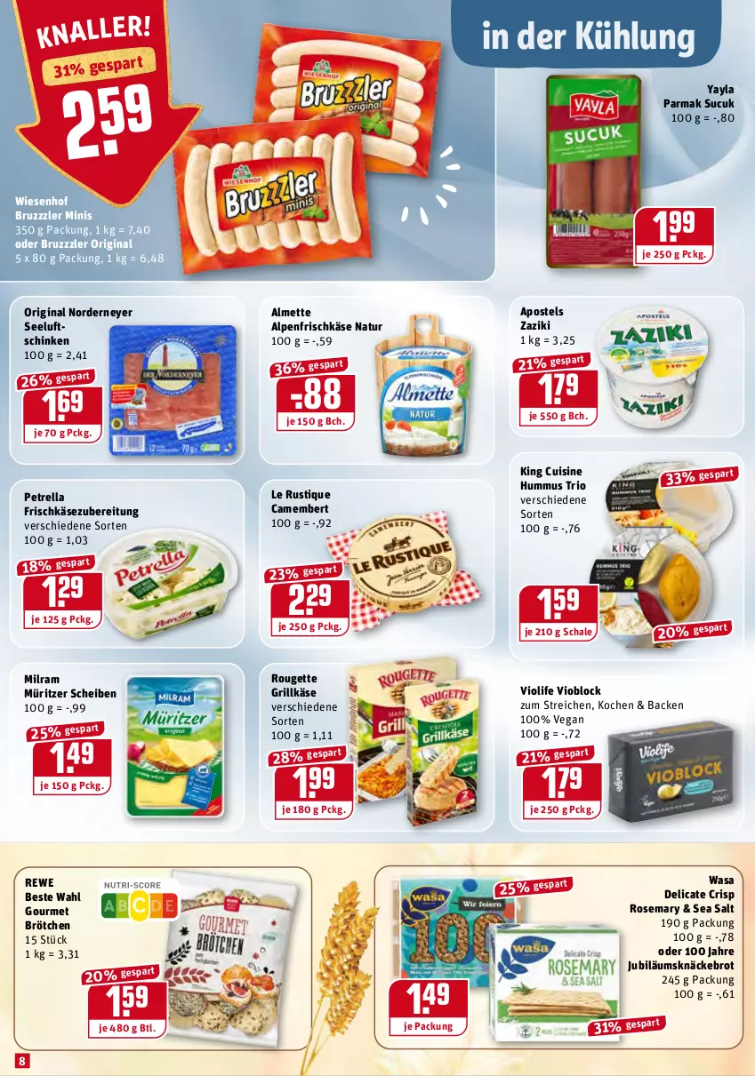 Aktueller Prospekt Rewe - Diese Woche im Angebot! - von 26.07 bis 31.07.2021 - strona 8