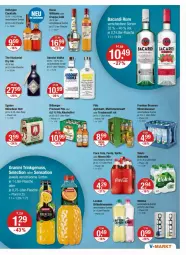 Gazetka promocyjna Vmarkt - Prospekte - Gazetka - ważna od 08.05 do 08.05.2024 - strona 11 - produkty: Absolut Vodka, alkohol, Alwa, apfel, apfelsaft, bacardi, bitburger, brunnen, burger, cocktail, cocktails, cola, dry gin, elle, fanta, flasche, franken brunnen, gin, grappa, je 1-liter-flasche, limo, limonade, limonaden, Mezzo Mix, mineralwasser, Multivitaminsaft, natur, pils, premium pils, rel, saft, Spaten, sprite, Ti, trauben, Traubensaft, vita, vodka, volvic, wasser