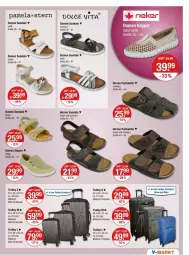 Gazetka promocyjna Vmarkt - Prospekte - Gazetka - ważna od 08.05 do 08.05.2024 - strona 21 - produkty: braun, pantolette, Ria, sandale, Schal, Schale, slip, Slipper, trolley, vita