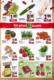 Gazetka promocyjna Kupsch - Angebote der Woche - Gazetka - ważna od 23.04 do 23.04.2022 - strona 3 - produkty: beere, beeren, bio, braun, champignon, champignons, champignons braun, deka, edeka bio, eis, elle, feldsalat, fleisch, gurke, himbeer, himbeere, himbeeren, kartoffel, kartoffeln, melone, paprika, paprika mix, paprika rot, radieschen, reis, rispentomaten, salat, Salatgurke, Schal, Schale, spargel, speisekartoffeln, tafeltrauben, Ti, tomate, tomaten, trauben, wasser, wassermelone