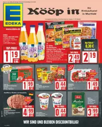 Gazetka promocyjna Edeka - Prospekte - Gazetka - ważna od 06.04 do 06.04.2024 - strona 1 - produkty: culinaria, deka, die ofenfrische, Dr. Oetker, eis, flasche, gewürz, hot dog, LG, Ofen, reis, Ria, rind, rinder, Rindersalami, ring, salami, tasse, tee, Ti, top-preis