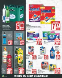 Gazetka promocyjna Edeka - Prospekte - Gazetka - ważna od 06.04 do 06.04.2024 - strona 14 - produkty: Alwa, deka, eis, flasche, geschirr, gin, glasflasche, henkel, maschinenreiniger, mineralwasser, natürliches mineralwasser, pastete, reiniger, Ria, snack, somat, spülmaschinen, Staatl. Fachingen, tee, Ti, wasser