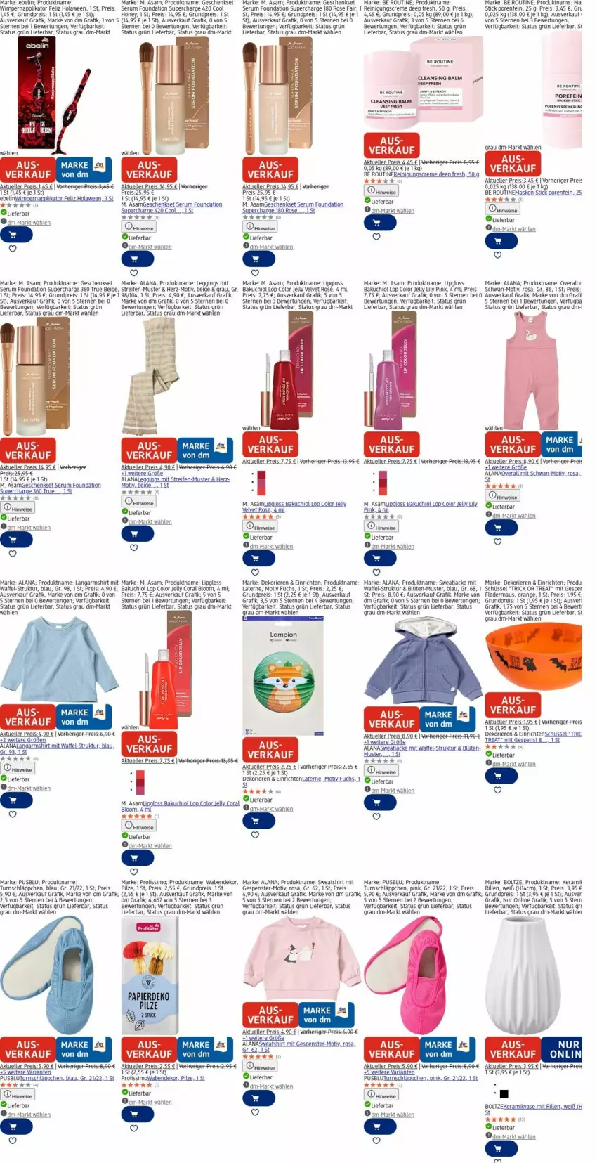 Aktueller Prospekt Dm Drogerie - Prospekte - von 17.11 bis 26.11.2025 - strona 16 - produkty: Blüte, Coral, creme, eier, eis, elle, Germ, geschenkset, gin, HP, Jacke, Langarmshirt, laterne, leggings, Lipgloss, Maske, Maus, Oral B, orange, pilze, Profissimo, reifen, Reinigung, reis, Ria, rum, schüssel, Serum, shirt, sim, sweatjacke, Sweatshirt, tee, Ti, usb, velvet