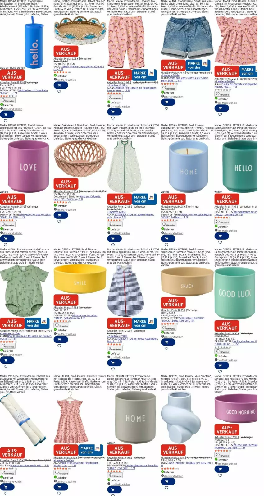 Aktueller Prospekt Dm Drogerie - Prospekte - von 17.11 bis 26.11.2025 - strona 22 - produkty: asti, auer, Bau, baumwolle, Becher, body, Duftkerze, eis, elle, espresso, gin, Heu, jeans, kerze, kleid, korb, Krebs, leggings, LG, natur, reis, rwe, sac, schlafsack, schüssel, shorts, snack, Ti, tisch, trinkbecher, tunika, Vase, wolle