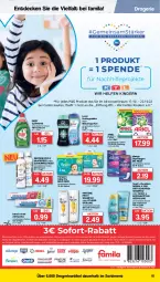 Gazetka promocyjna Famila - Prospekte - Gazetka - ważna od 22.10 do 22.10.2022 - strona 15 - produkty: Alwa, Always, ariel, auer, baby-dry, blend-a-med, coupon, coupons, decke, eis, fairy, flasche, gin, haarspray, Hautpflege, Kinder, lenor, oder schaumfestiger, pampers, pantene, pantene pro-v, pasta, Pflegespülung, pro-v, reis, schaumfestiger, shampoo, slip, slipeinlagen, sofort-rabatt, spülmittel, spülung, Ti, zahnpasta, ZTE