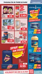 Gazetka promocyjna Famila - Prospekte - Gazetka - ważna od 22.10 do 22.10.2022 - strona 17 - produkty: apfel, apfelmus, barilla, beutel, decke, eis, feinkost, filet, filets, fisch, flasche, fleisch, frucht, fruchtfleisch, Gläser, heinz, in olivenöl, kochbeutel, Konserven, Kühne, lebensmittel, Mutti, olive, oliven, olivenöl, pasta, Pasta Sauce, pesto, reis, rotkohl, sauce, saucen, thunfisch, Ti, tomate, tomaten, wiener, wiener würstchen, würstchen, ZTE, zucker