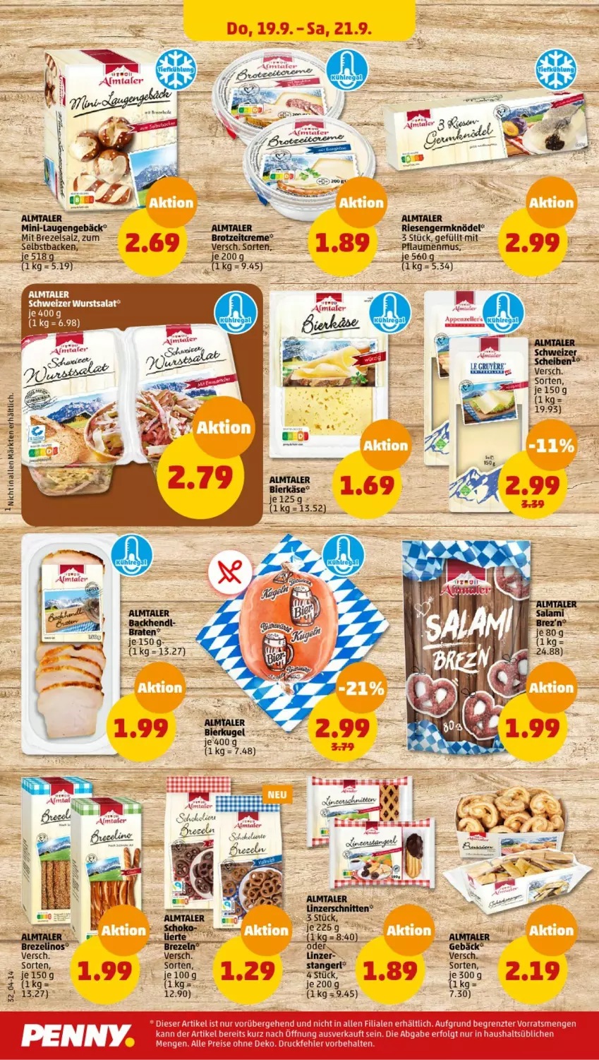 Aktueller Prospekt Penny - Prospekte - von 16.09 bis 21.09.2024 - strona 32 - produkty: appenzeller, eis, elle, LG, reis, salat, Ti, wurst, ZTE