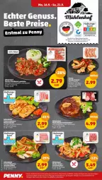 Gazetka promocyjna Penny - Prospekte - Gazetka - ważna od 21.09 do 21.09.2024 - strona 6 - produkty: braten, eis, fleisch, Frische Hähnchen, Geflügel, geschnetzeltes, gewürz, hackfleisch, jungbullen, Käse, LG, minutensteaks, pute, reis, rind, rindfleisch, schwein, schweine, steak, steaks, Ti, wein, weine, Zelt, ZTE