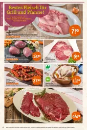 Gazetka promocyjna Tegut - Angebote der Woche - Gazetka - ważna od 25.06 do 25.06.2022 - strona 6 - produkty: angebot, angebote, bio, dekoration, eis, ente, fleisch, für grill und pfanne, grill, grill und pfanne, ideal für grill, ideal für grill und pfanne, landprimus, natur, naturland, pfanne, pute, Putenoberkeule, rind, rinder, schnitzel, schwein, schweine, schweineschnitzel, steak, steaks, Ti, und pfanne, wein, weine, wurst