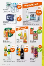 Gazetka promocyjna Tegut - Angebote der Woche - Gazetka - ważna od 01.07 do 01.07.2023 - strona 23 - produkty: adelholzener, Alwa, beutel, bio, Bio-Gemüse, eis, flasche, fritz, fritz-kola, Holz, mineralwasser, natur, rel, RhönSprudel, saft, säfte, schorle, Sprudel, tee, Ti, volvic, wasser