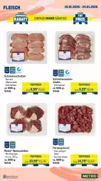 Gazetka promocyjna Metro - Wochen-Angebote - Gazetka - ważna od 24.01 do 24.01.2026 - strona 4 - produkty: beutel, decke, eis, fleisch, gulasch, Kalbfleisch, küche, lamm, Metro, Nackensteak, nackensteaks, reis, rind, rinder, rindfleisch, Schal, Schale, schnitten, schnitzel, schwein, schweine, schweinenacken, schweineschnitzel, steak, steaks, Ti, tiefpreis, truthahn, wein, weine