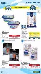 Gazetka promocyjna Metro - Wochen-Angebote - Gazetka - ważna od 24.01 do 24.01.2026 - strona 7 - produkty: Abtei, angebot, angebote, aqua, beutel, elle, filet, filets, fisch, fische, Fischer, forelle, frischfisch, garnelen, hering, Herings, heringsfilets, krone, lachs, lachsfilet, matjes, Metro, Popp, rel, ring, sahne, sauce, Schal, Schale, Schere, seelachsfilet, steak, steaks, teppich, Ti, Wild, wildlachs, Zander