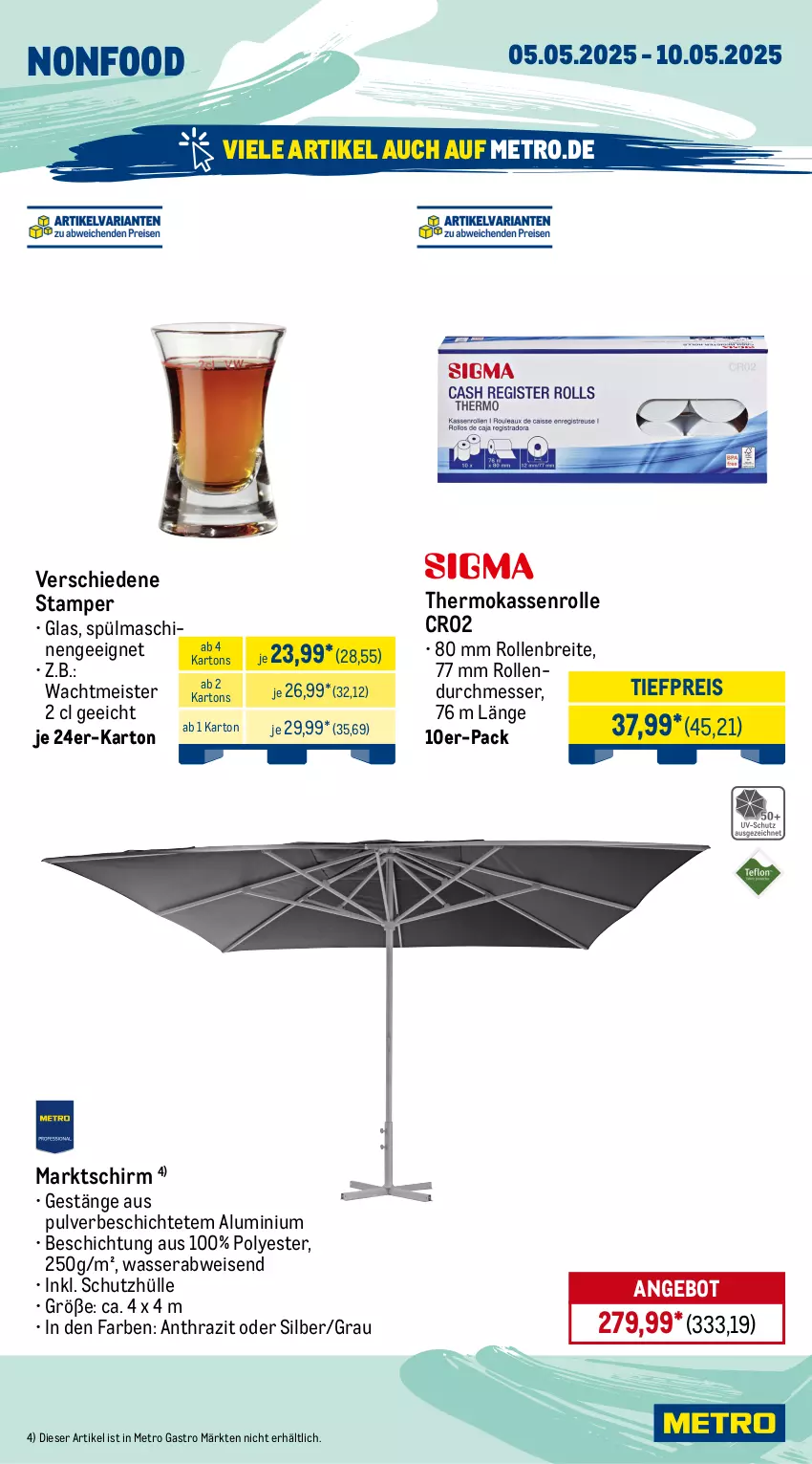 Aktueller Prospekt Metro - Wochen-Angebote Gastro - von 05.05 bis 10.05.2025 - strona 18 - produkty: angebot, Brei, chia, eis, Meister, messer, Metro, metro gastro, reis, schutzhülle, Ti, tiefpreis, wasser