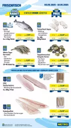 Gazetka promocyjna Metro - Wochen-Angebote Gastro - Gazetka - ważna od 10.05 do 10.05.2025 - strona 5 - produkty: Abtei, angebot, angebote, aqua, beef, eis, filet, fisch, fische, Fischer, fischtheke, fleisch, frischfisch, garnelen, kabeljaufilet, Kette, lachs, Metro, rind, rinder, rinderfilet, Rippen, roastbeef, rwe, Schere, schnitten, schwein, schweine, steak, teppich, Ti, wein, weine, Wild