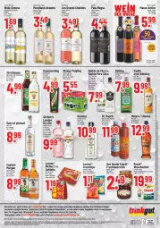 Gazetka promocyjna Trinkgut - Gazetka - ważna od 23.09 do 23.09.2023 - strona 4 - produkty: alkohol, angebot, angebote, angebotspreis, aufstrich, Bad, batida, beutel, Brei, Cap, chardonnay, chips, cola, crunchips, deka, den gamle, deutschlandcard, dry gin, eis, elle, ente, erde, flasche, frucht, fruchtaufstrich, gin, gordon, gordon's, Gordon’s, kleiner feigling, korn, kräuter, kräuterlikör, kuemmerling, leine, LG, lieferservice, likör, london dry, london dry gin, lorenz, mango, merl, Metaxa, moselland, nuss, oder kräuter, ouzo, persil, Rauch, reis, saltletts, telefon, Ti, uhr, waschmittel, wein, weizenkorn, Yo