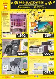 Gazetka promocyjna Netto Marken-Discount - Filial-Angebote - Gazetka - ważna od 19.11 do 19.11.2022 - strona 30 - produkty: angebot, angebote, Bau, beleuchtung, bett, black week, boxspringbett, computer, deo, eis, elle, fernbedienung, Holz, lack, loungesessel, montana, Nähmaschine, ndk, netflix, pute, reis, Ria, ring, rum, sessel, Spektrum, spitzenqualität, telefon, Ti, tuner, uhr