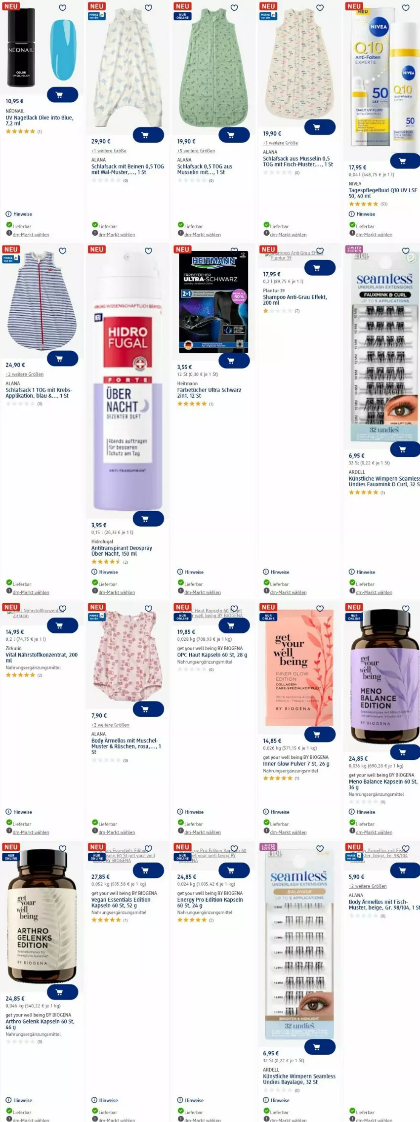 Aktueller Prospekt Dm Drogerie - Prospekte - von 09.06 bis 18.06.2025 - strona 10 - produkty: Antitranspirant, bio, body, dell, deo, deospray, eier, eis, ente, fisch, heitmann, Krebs, lack, Nagellack, nivea, Q10, sac, schlafsack, shampoo, Tagespflege, tee, Ti, tücher, vita, Yo