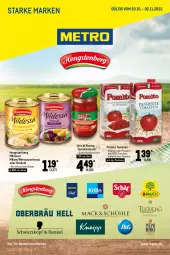 Gazetka promocyjna Metro - Starke Marken - Gazetka - ważna od 02.11 do 02.11.2022 - strona 1 - produkty: auer, Bau, hengstenberg, Kraut, Metro, oro di parma, pomito, rotkohl, Sauerkraut, Ti, tomate, tomaten, tomatenmark, wein, Weinsauerkraut