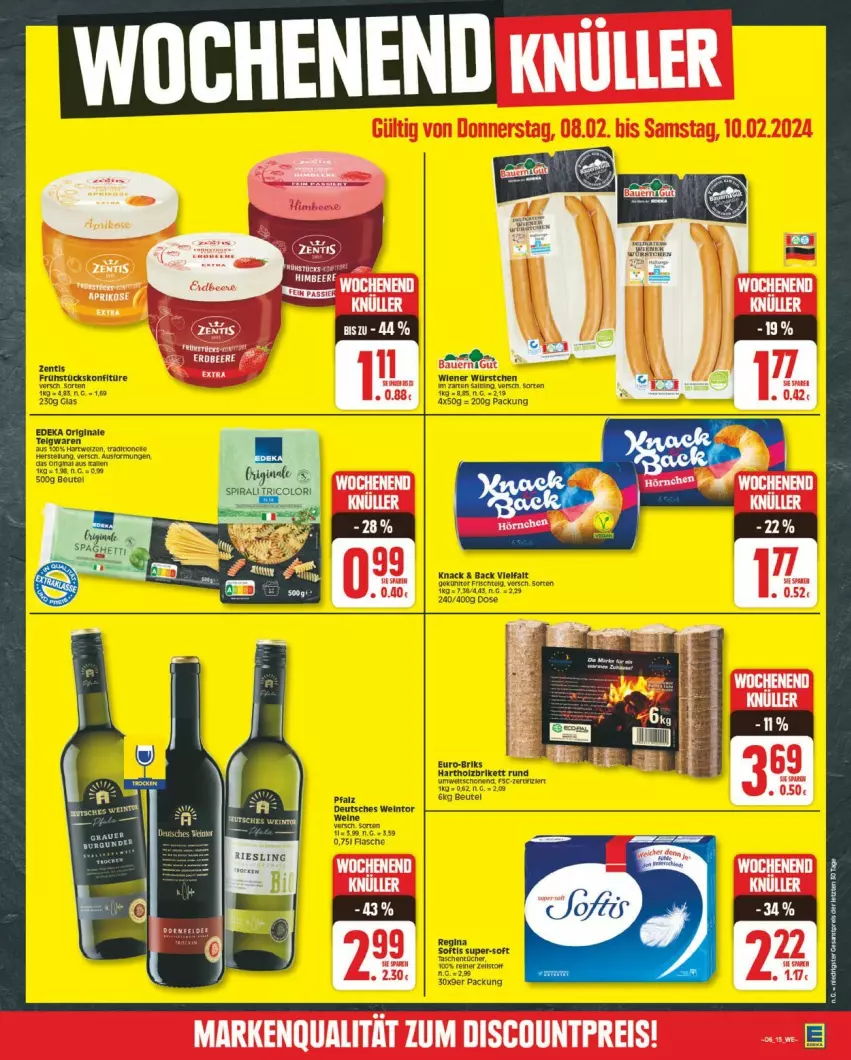 Aktueller Prospekt Edeka - Prospekte - von 05.02 bis 10.02.2024 - strona 15 - produkty: aprikose, gin, Ti