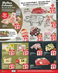 Gazetka promocyjna Edeka - Prospekte - Gazetka - ważna od 10.02 do 10.02.2024 - strona 4 - produkty: braten, eis, kasseler, nuss, pute, rwe, saft, schinken, schwein, schweine, schweinenacken, Tasche, taschen, Ti, wein, weine