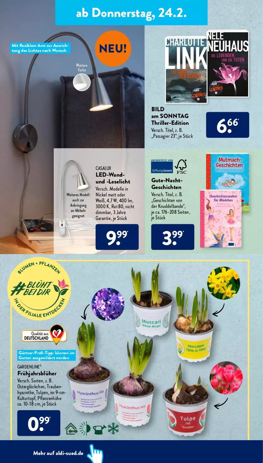 Aktueller Prospekt AldiSud - ALDI Aktuell - von 12.02 bis 26.02.2022 - strona 20 - produkty: aldi, dell, elle, erde, gardenline®, Garten, kulturtopf, möbel, Mode, pflanze, pflanzen, ring, Ti, topf, trauben, Wild