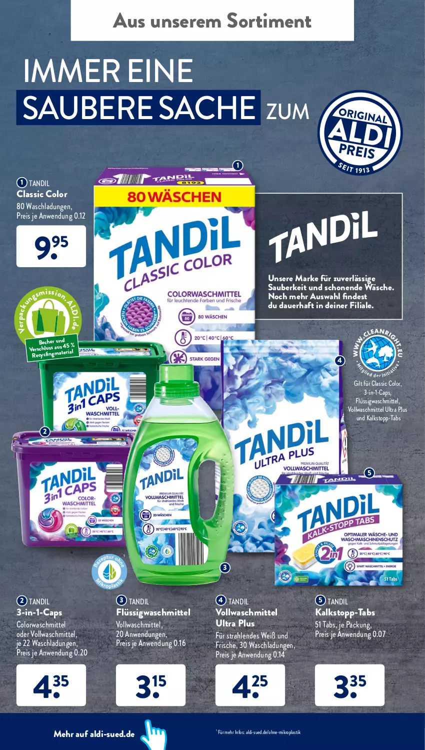 Aktueller Prospekt AldiSud - ALDI Aktuell - von 12.02 bis 26.02.2022 - strona 32 - produkty: aldi, asti, auer, Becher, Cap, Clin, colorwaschmittel, eis, reis, Ria, sac, Ti, vollwaschmittel, waschmittel