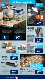 Gazetka promocyjna AldiSud - ALDI Aktuell - Gazetka - ważna od 26.02 do 26.02.2022 - strona 16 - produkty: aldi, asti, auer, batterie, batterien, Bau, Beba, beleuchtung, bett, decke, eimer, eis, fernbedienung, handschuhe, Holz, holzlasur, lachs, LG, nuss, reifen, reis, Schal, schuhe, steckdose, Steckdosenleiste, Ti, timer, tisch, vitrine, wandhalterung