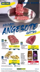 Gazetka promocyjna Metro - Wochen-Angebote Gastro - Gazetka - ważna od 16.08 do 16.08.2025 - strona 1 - produkty: abholpreise, angebot, angebote, bohne, eis, espresso, fisch, ilag, korb, lavazza, Metro, Pfifferlinge, Rauch, reis, rind, rinder, Rindersteak, rwe, steak, steakhüfte, thunfisch, Ti, tiefpreis, Wild