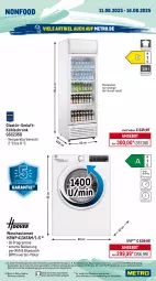 Gazetka promocyjna Metro - Wochen-Angebote Gastro - Gazetka - ważna od 16.08 do 16.08.2025 - strona 18 - produkty: angebot, auer, auto, backofen, Becher, edelstahl, eis, elle, Glastür, herdarten, kühlschrank, messer, Metro, metro gastro, nero, Ofen, pfanne, reis, Ria, Schal, Schale, Schere, Schrank, spülmaschinen, teller, Ti