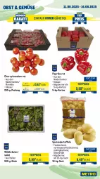 Gazetka promocyjna Metro - Wochen-Angebote Gastro - Gazetka - ważna od 16.08 do 16.08.2025 - strona 8 - produkty: angebot, auer, Bau, Bauer, Becher, beutel, bio, cherrytomaten, eis, frucht, fruchtjoghurt, gouda, joghur, joghurt, kartoffel, kartoffeln, kräuter, küche, Küchen, Küchensahne, mac, mehl, milch, obst, paprika, paprika rot, reis, sac, sahne, salat, speisekartoffeln, Ti, tiefpreis, tomate, tomaten, Wild