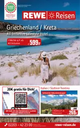 Gazetka promocyjna Rewe Reisen - Reiseprospekt - Gazetka - ważna od 29.12 do 29.12.2023 - strona 1 - produkty: bestpreis, buch, eis, Handy, inklusivleistungen, kamera, reis, Ti, uhr