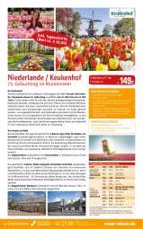 Gazetka promocyjna Rewe Reisen - Reiseprospekt - Gazetka - ważna od 29.12 do 29.12.2023 - strona 26 - produkty: auto, axe, Bad, blume, blumen, buch, decke, dusche, eier, eis, Elan, erde, Fahrrad, Faktu, Garten, inklusivleistungen, kaffee, Käse, Kette, lion, Metro, Narzissen, orchidee, orchideen, pavillon, reis, rosen, rum, sim, tee, Ti, tisch, uhr, zwiebel