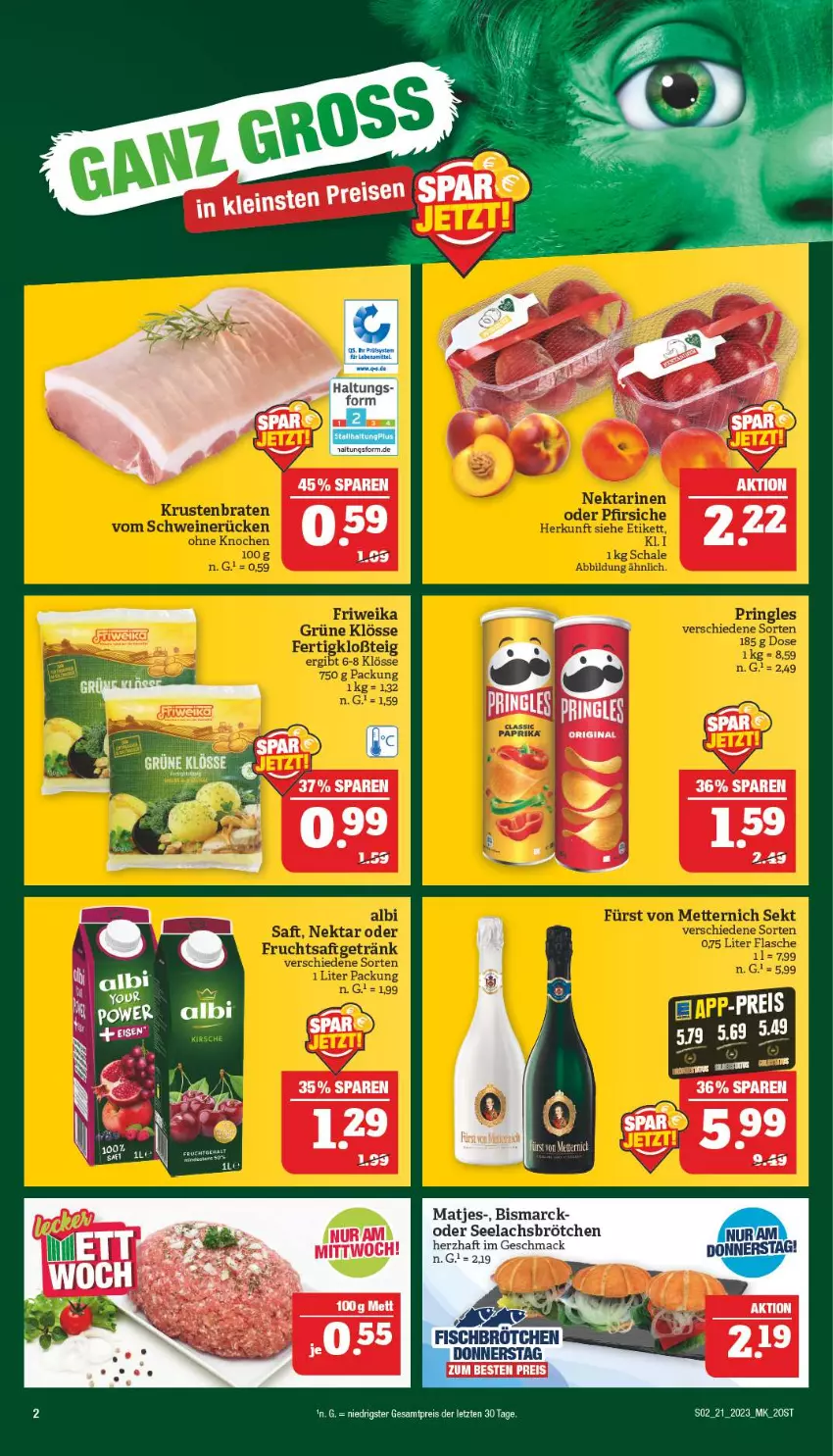 Aktueller Prospekt Marktkauf - Prospekt - von 21.05 bis 27.05.2023 - strona 2 - produkty: bismarck, brötchen, eis, fisch, fische, Fischer, lachs, mac, matjes, reis, ZTE