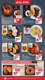 Gazetka promocyjna Aldi Nord - Von Montag - Gazetka - ważna od 23.03 do 23.03.2024 - strona 26 - produkty: backwaren, braten, brustfilet, Croissant, Donut, emmentaler, ente, Entenkeule, filet, geback, gewürz, gin, grill, hähnchenbrust, hähnchenbrustfilet, Heu, hinterschinken, hörnchen, käfer, Käse, kasseler, mais, mars, milch, Ofen, Plunder, Ria, rotwein, Rückenbraten, sauce, schinken, schoko, schokolade, schokoladen, schwein, Ti, wein, ZTE