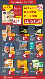 Gazetka promocyjna Aldi Nord - Von Montag - Gazetka - ważna od 23.03 do 23.03.2024 - strona 6 - produkty: aldi, almare, angebot, angebote, apfel, apfelmus, aus der tiefkühlung, backfisch, Becher, beutel, bio, creme, eis, filegro, filet, filets, fisch, flasche, garnelen, heinz, iglo, karamell, kuchen, mac, Makrele, mandel, mandeln, milch, Ofen, Pfannkuchen, Poffertjes, reis, rel, riesengarnelen, sahne, sauce, schlagsahne, snack, snack time, snacks, spargel, Ti, torte, trolli, vanille