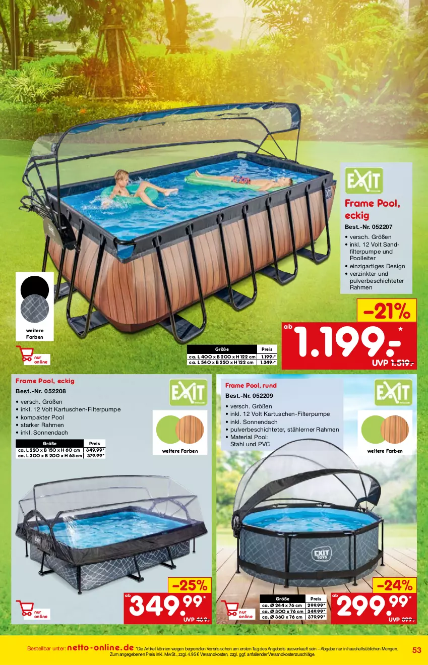 Aktueller Prospekt Netto Marken-Discount - Online-Angebote Mai - von 01.05 bis 27.05.2022 - strona 53 - produkty: angebot, eis, ndk, pool, reis, Ria, Ti, ZTE