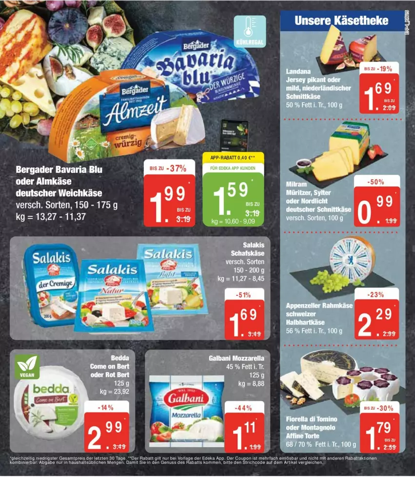 Aktueller Prospekt Edeka - Prospekte - von 08.04 bis 13.04.2024 - strona 11 - produkty: almkäse, coupon, deka, deutscher weichkäse, eis, hartkäse, Käse, messer, nuss, oder almkäse, reis, Ti, weichkäse, ZTE