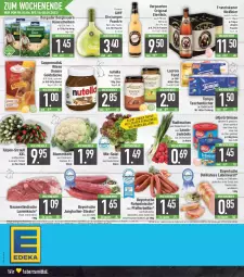 Gazetka promocyjna E Center - Angebote der Woche - Gazetka - ważna od 08.04 do 08.04.2023 - strona 24 - produkty: auer, ball, Bau, Bauer, bergader, beutel, bier, blume, blumen, blumenkohl, coppenrath, creme, ecco, eier, eierlikör, eis, erdnüsse, flasche, franziskaner, gewürz, gin, Goldstücke, HP, jungbullen, Käse, käsescheiben, lamm, lammkeule, lebensmittel, leberwurst, likör, mac, maracuja, nuss, nutella, Ofen, pfeffer, Pfefferbeißer, pfirsich, radieschen, reis, salat, salz, steak, steaks, Tasche, taschen, taschentücher, Tempo, Ti, tücher, ültje, ültje erdnüsse, verpoorten, wein, wurst, ZTE, zwiebel, zwiebeln