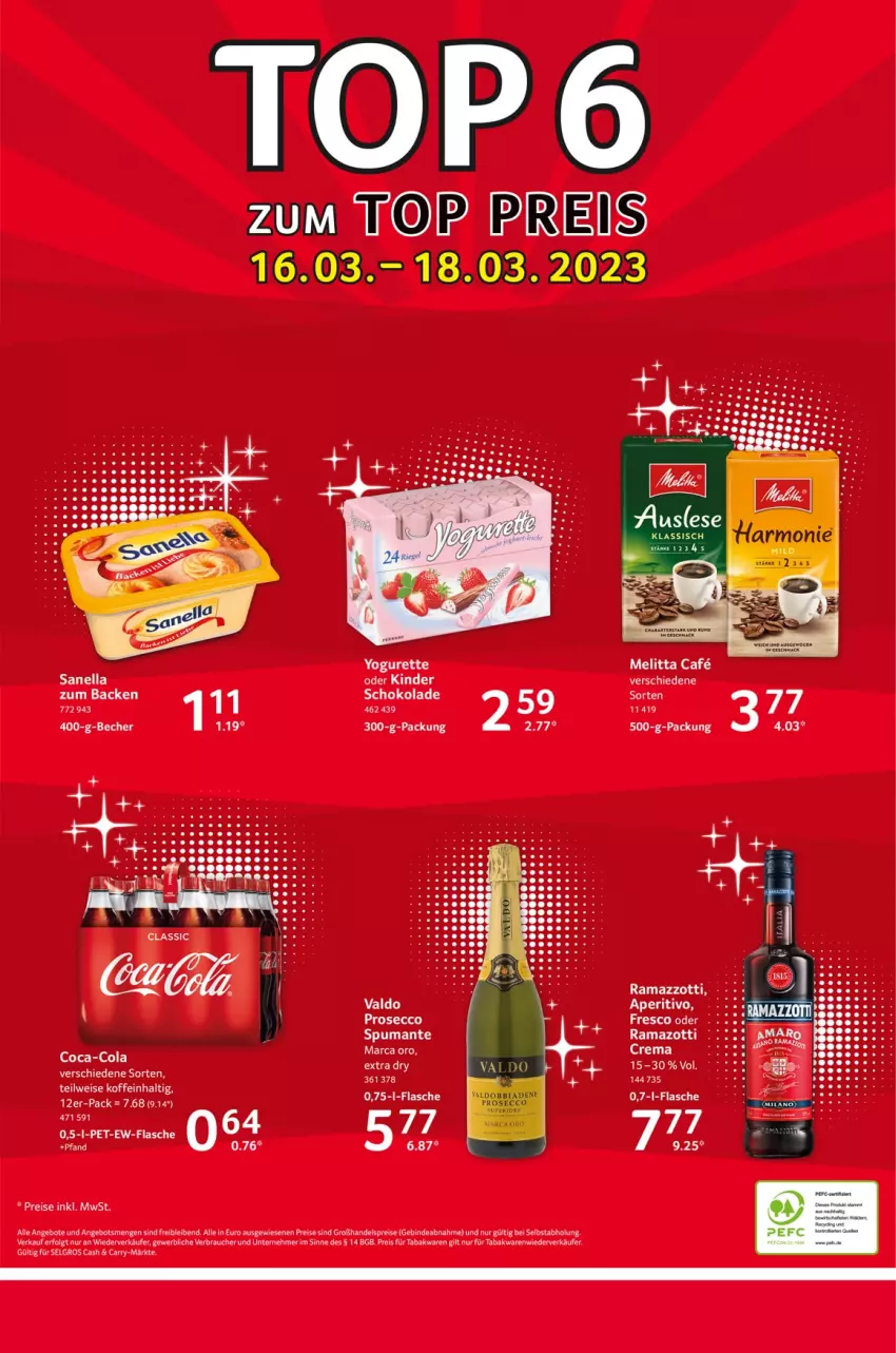 Aktueller Prospekt Selgros - Food - von 16.03 bis 22.03.2023 - strona 32 - produkty: angebot, angebote, Becher, ecco, eis, flasche, Kinder, LG, Mett, prosecco, rama, ramazzott, ramazzotti, Rauch, reis, schoko, schokolade, tee, Ti, valdo, zott