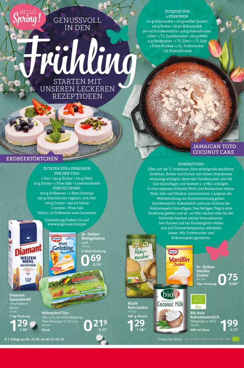 Aktueller Prospekt Selgros - Food - von 16.03 bis 22.03.2023 - strona 8 - produkty: coconut, zucker