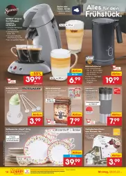 Gazetka promocyjna Netto Marken-Discount - Filial-Angebote - Gazetka - ważna od 11.03 do 11.03.2023 - strona 14 - produkty: asti, auto, Becher, bestpreis, edelstahl, eis, elle, Frühstücksteller, gin, kaffee, lebensmittel, LG, milch, milchaufschäumer, ndk, Reinigung, reis, Schal, senseo, spülmaschinen, tasse, teller, Ti, tisch, Tischwäsche