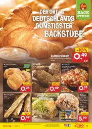 Gazetka promocyjna Netto Marken-Discount - Filial-Angebote - Gazetka - ważna od 11.03 do 11.03.2023 - strona 15 - produkty: angebot, backofen, baguette, Baklava, basilikum, bestpreis, bio, brötchen, butter, Croissant, eis, geback, Holz, mit pistazien, Ofen, pistazien, pizza, reis, Spezi, stube, Ti, weizenbrötchen, ZTE