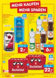 Gazetka promocyjna Netto Marken-Discount - Filial-Angebote - Gazetka - ważna od 11.03 do 11.03.2023 - strona 22 - produkty: bestpreis, burger, Cap, cola, eis, enders, flasche, gin, ndk, orange, regensburger, reis, Ti, tonic, whiskey, zitrone, zucker