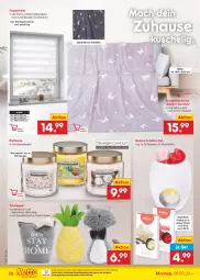 Gazetka promocyjna Netto Marken-Discount - Filial-Angebote - Gazetka - ważna od 11.03 do 11.03.2023 - strona 26 - produkty: auer, decke, Deckel, doppelrollo, Duftkerze, Duftlampe, eis, kerze, kuscheldecke, Lampe, Leuchte, mac, ndk, reis, Ria, Ti, tisch, topper, türstopper