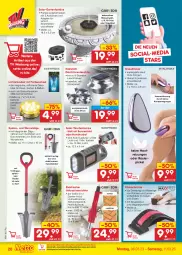 Gazetka promocyjna Netto Marken-Discount - Filial-Angebote - Gazetka - ważna od 11.03 do 11.03.2023 - strona 28 - produkty: adapter, akku, auer, Bad, batterie, edelstahl, eis, erde, Garten, Haarentfernung, Kraut, lamm, Lampe, latte, leine, Leuchte, leuchten, Liege, ndk, pool, reis, säge, Shaver, Spaten, Tasche, taschen, taschenlampe, Ti, unkrautvernichter, Untersetzer, wasser
