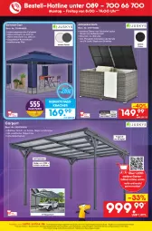 Gazetka promocyjna Netto Marken-Discount - Filial-Angebote - Gazetka - ważna od 11.03 do 11.03.2023 - strona 47 - produkty: angebot, auflagenbox, auto, Bau, Cap, Carport, decke, Deckel, eis, Garten, gartenmöbel, kracher, kraft, möbel, ndk, reis, Ria, telefon, Ti, tisch, uhr, wasser, Zelt, ZTE