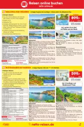 Gazetka promocyjna Netto Marken-Discount - Filial-Angebote - Gazetka - ważna od 11.03 do 11.03.2023 - strona 50 - produkty: anreisetermine, bett, blume, blumen, Blüte, buch, eis, elle, fisch, fische, Fischer, Garten, gsw, monte, paella, pool, rama, reis, reiseveranstalter, reiseverlauf, ring, Schmuck, Splendid, Ti, trendtours touristik gmbh, uhr, wein, zimmerbeispiel